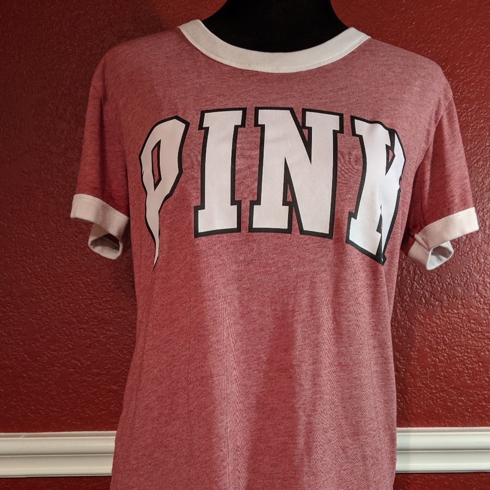 PINK Victoria's Secret short sleeved T-shirt. Med